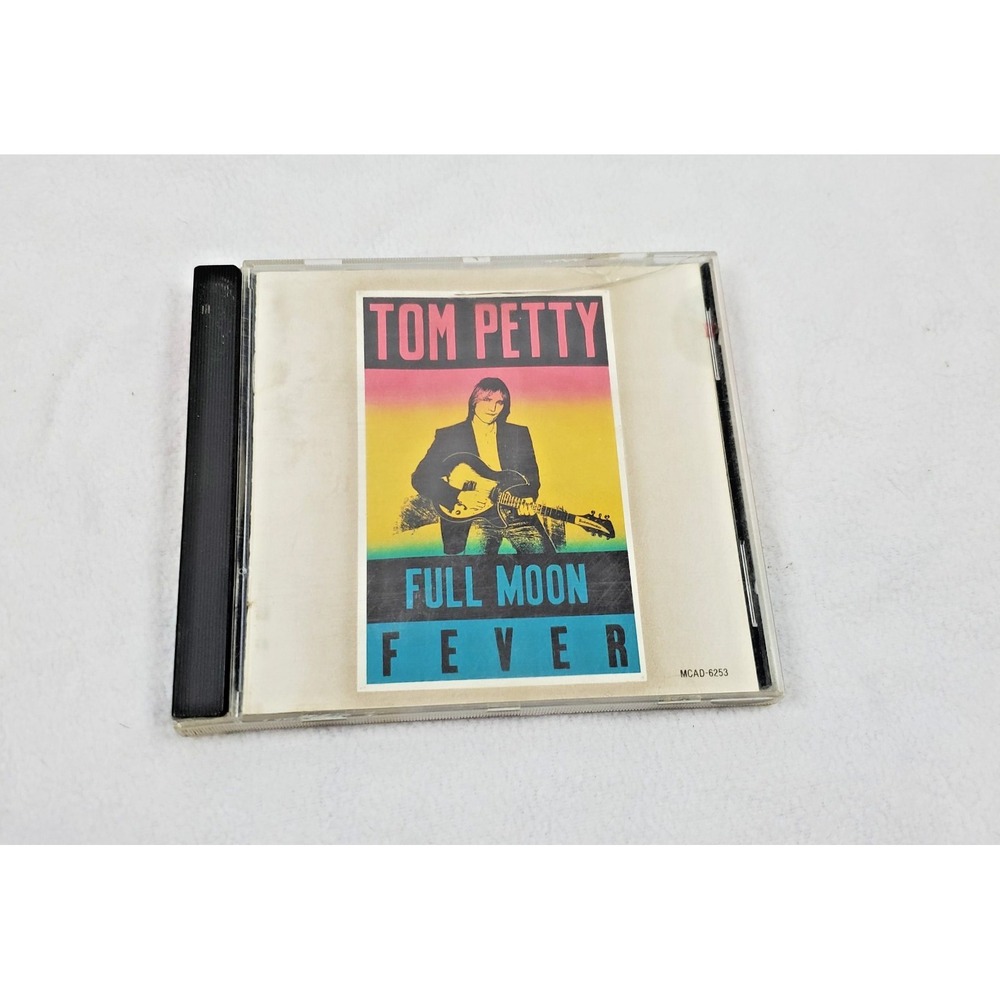 MCA Records Tom Petty Full Moon Fever CD Album Multicolor Good Classic Rock 1989